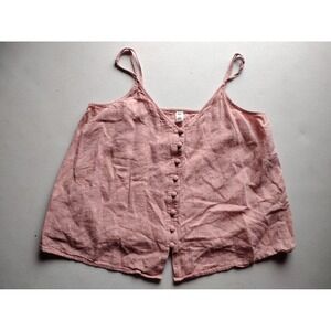 BP. Women's‎ pink linen blend top size small